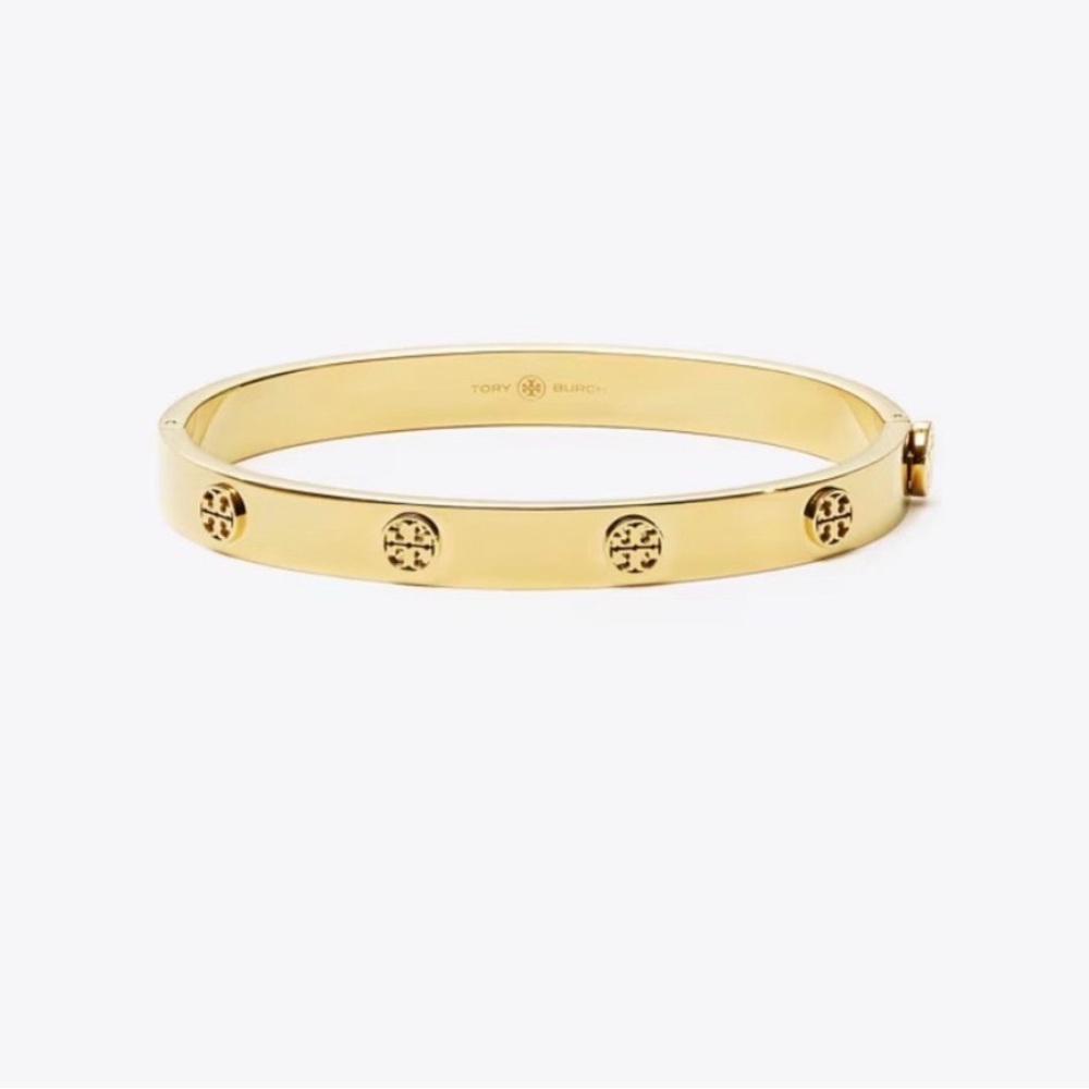 Tory Burch Gold Logo Bracelet